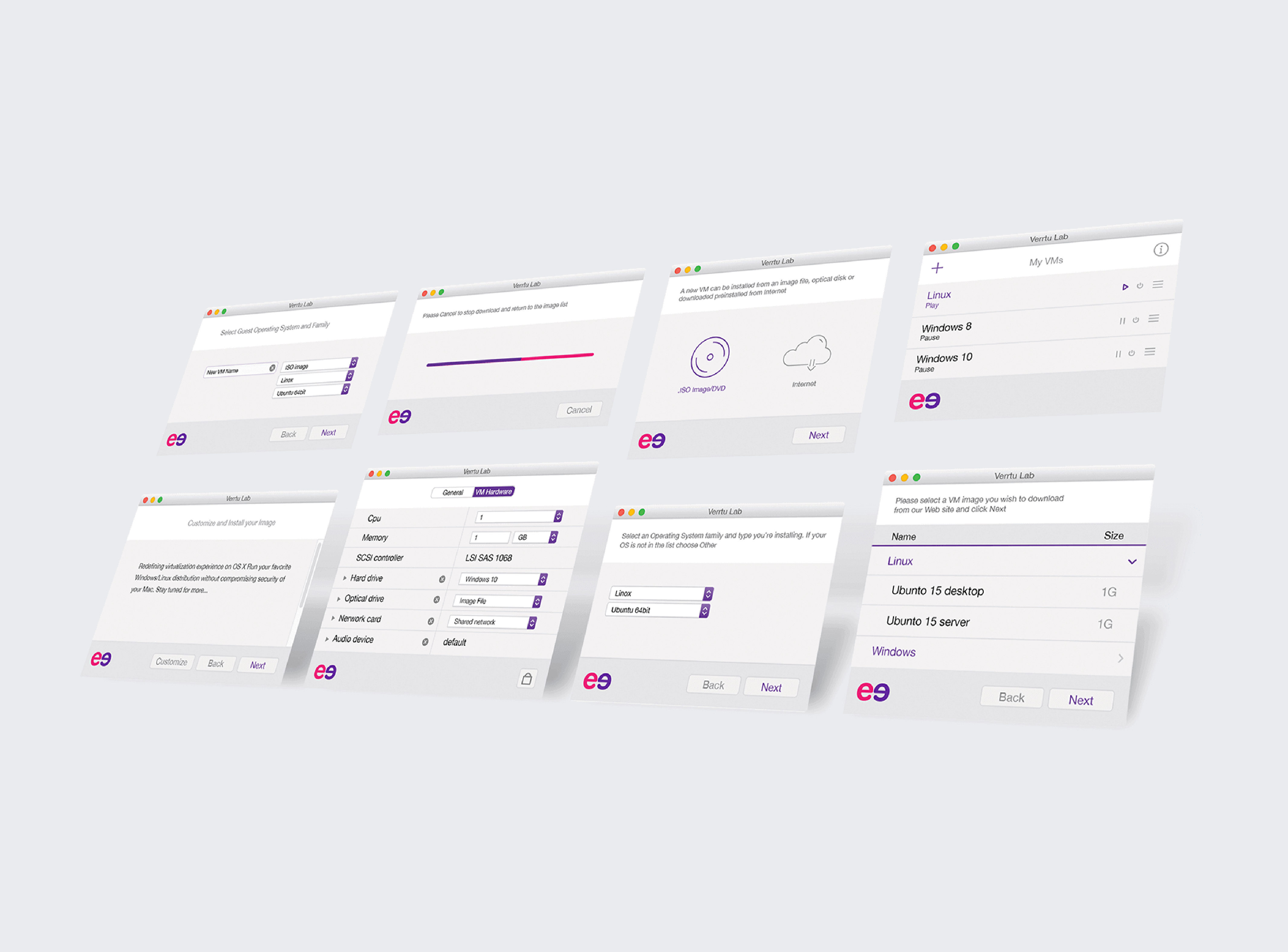 Veertu's app design.